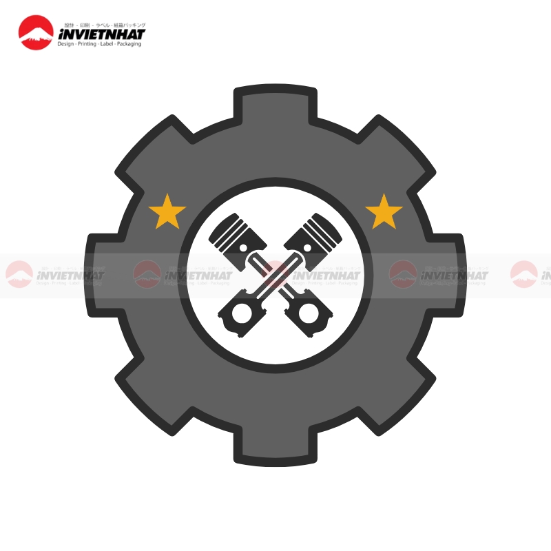 Thiet ke logo co khi hien dai