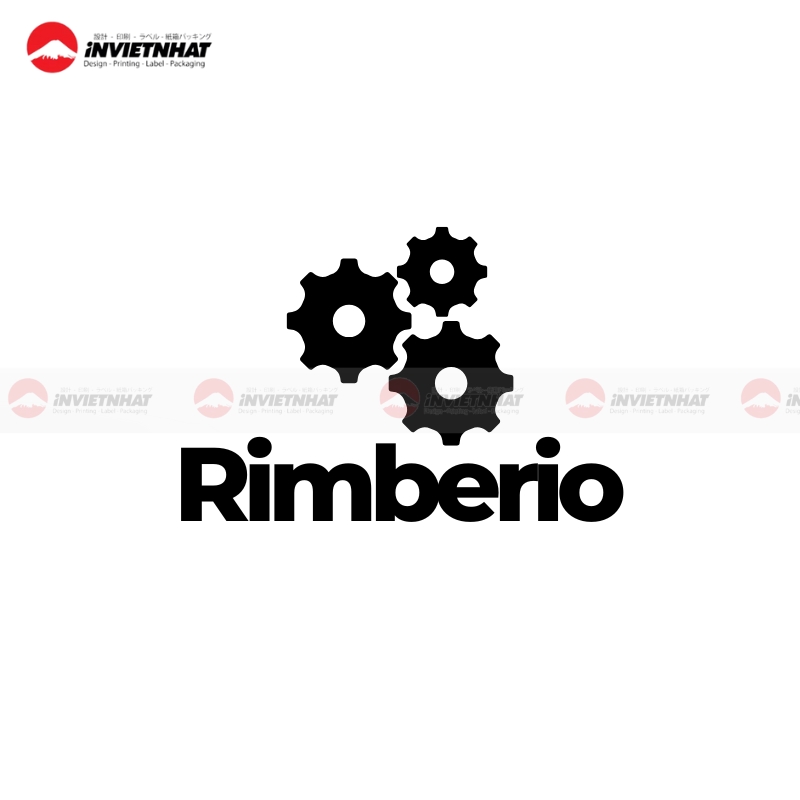 Thiet ke logo co khi nhan dien thuong hieu Rimberio