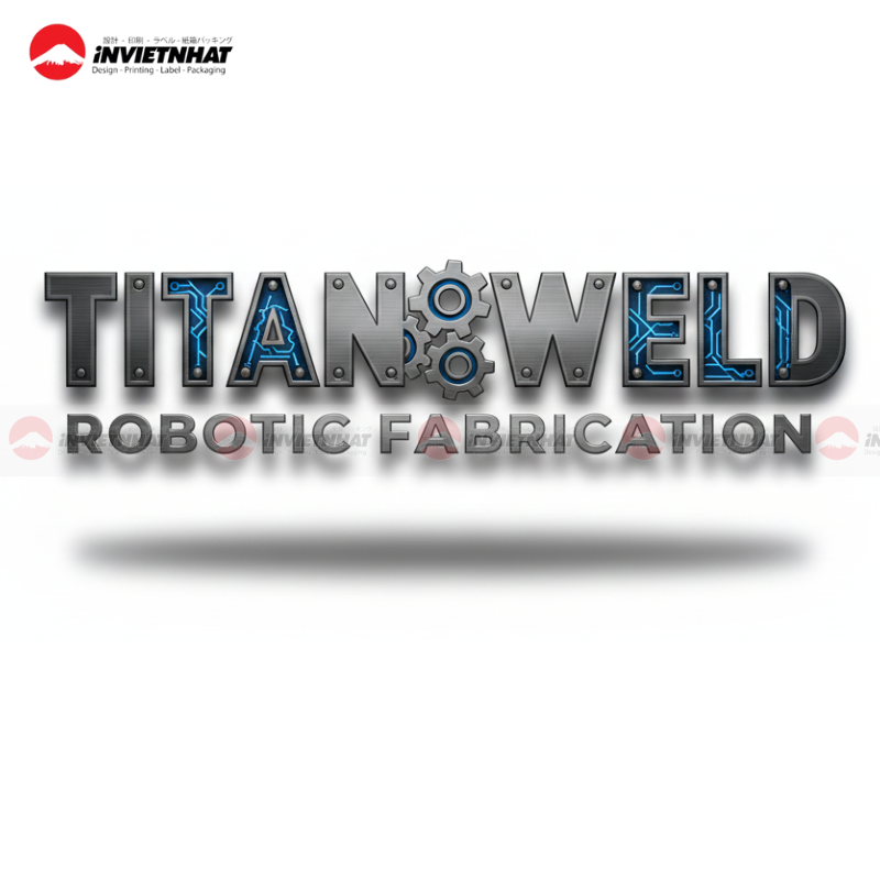 Thiet ke logo co khi typography