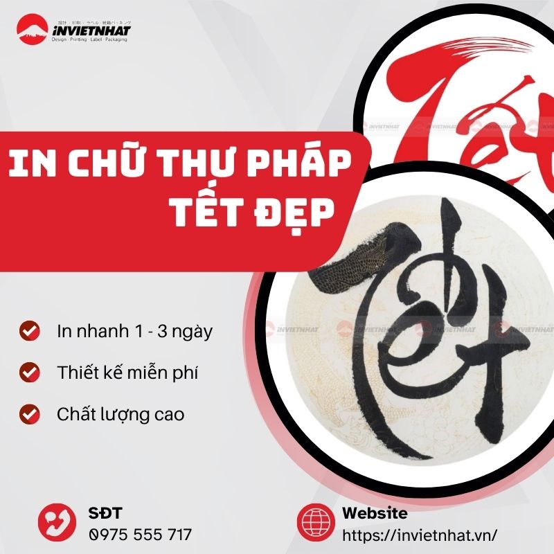 Thumb in chu thu phap tet