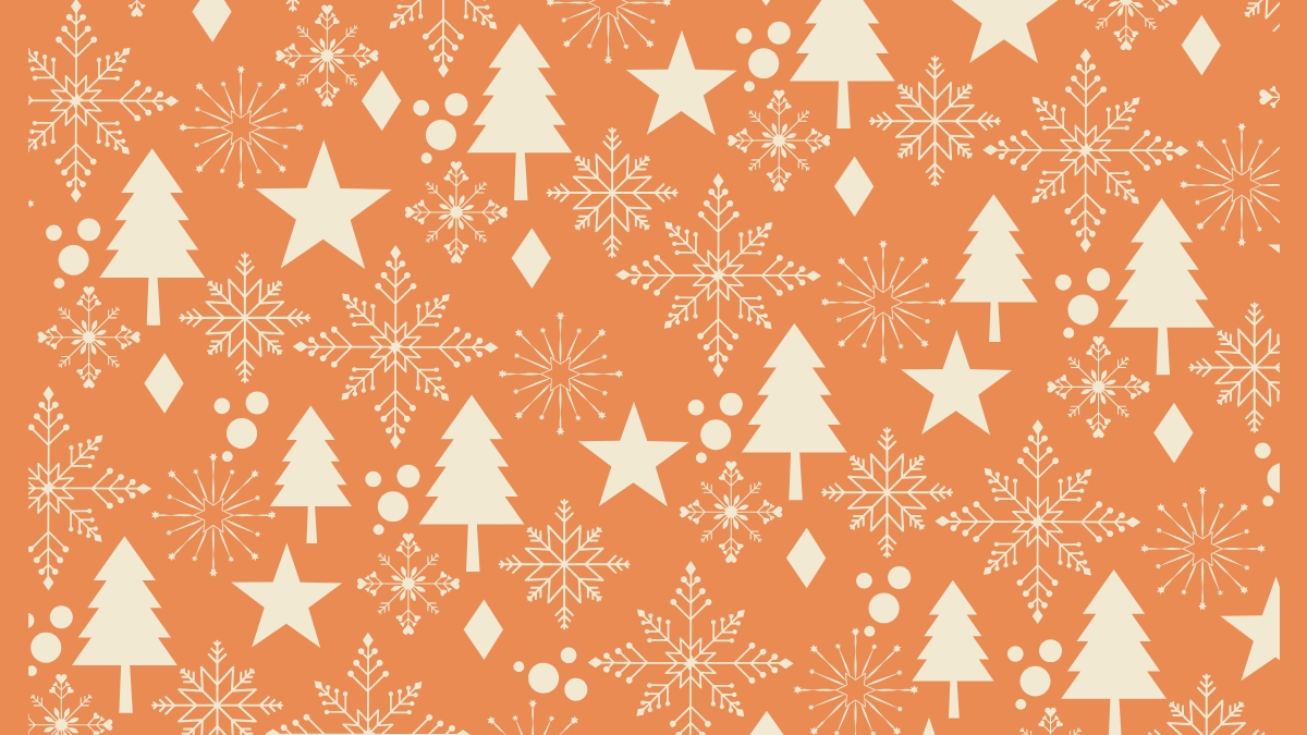 anh nen giang sinh 2025 hoa tiet tong cam