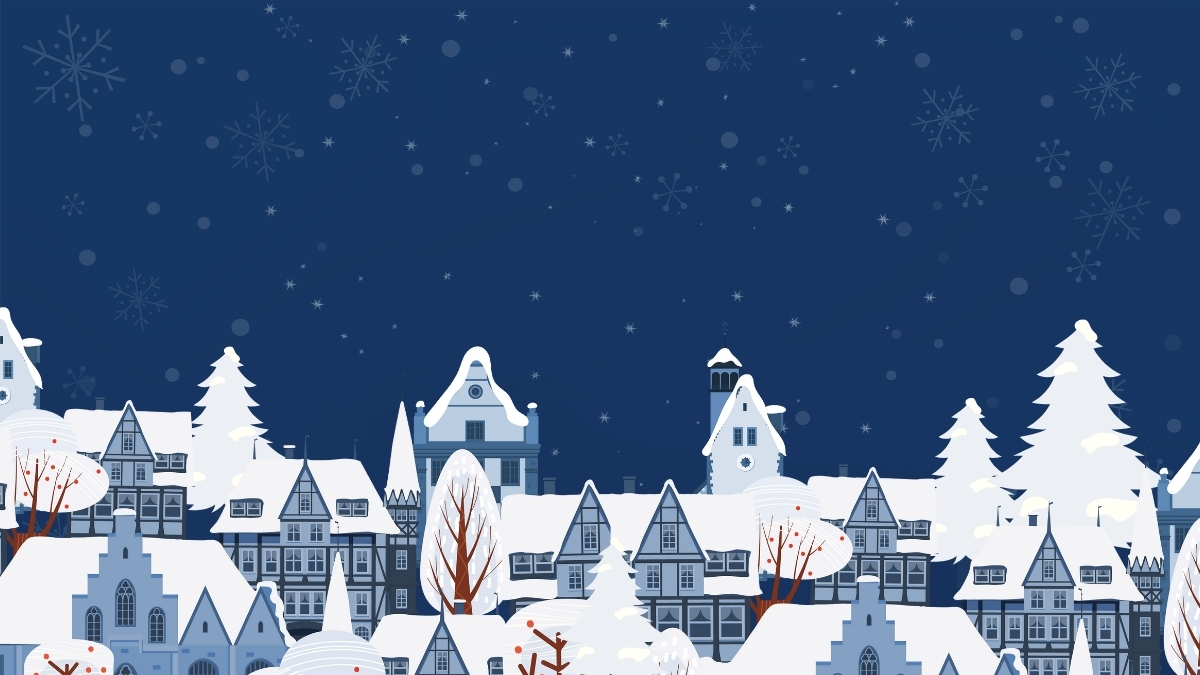 anh nen laptop noel thi tran tuyet