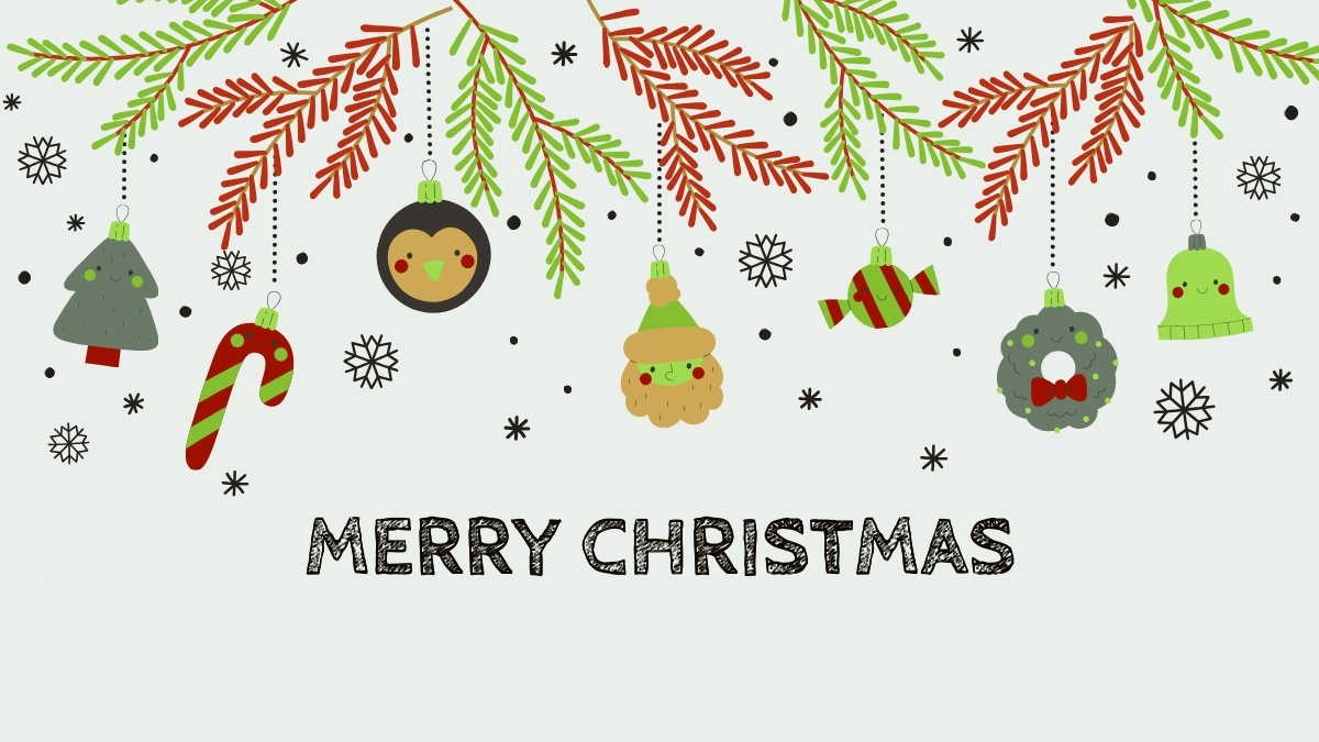 background noel họa tiết cute