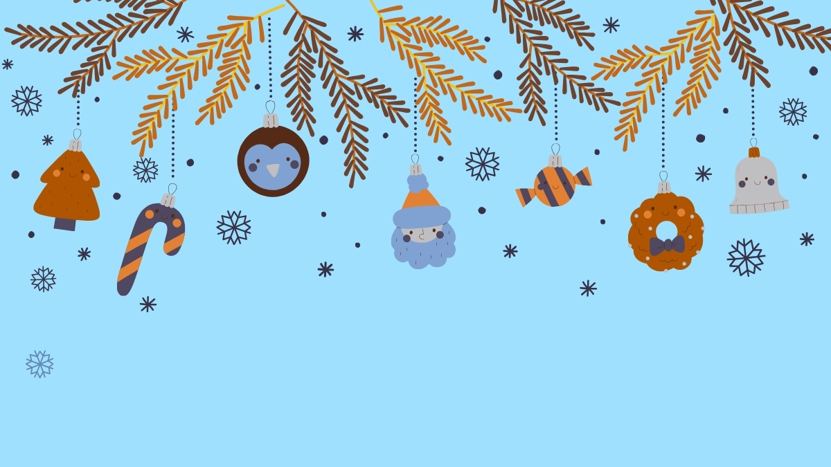 background noel họa tiết ngọt ngào