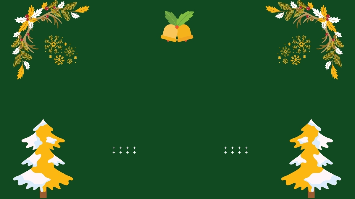 background noel họa tiết nổi bật xanh lá đậm