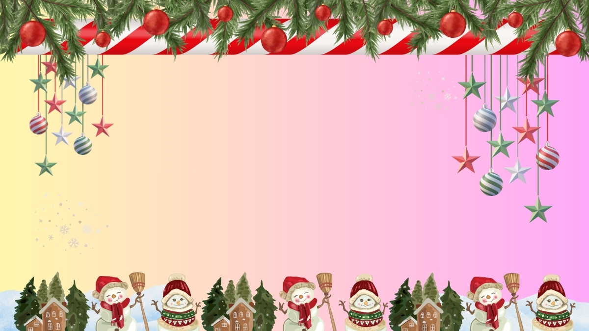 ảnh nền noel nhánh thông trơn rực rỡ hồng