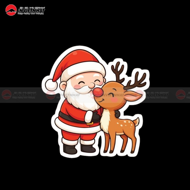 97+ Mẫu sticker noel CUTE, miễn phí tải về cho giáng sinh 194 bo sticker noel hoat hinh