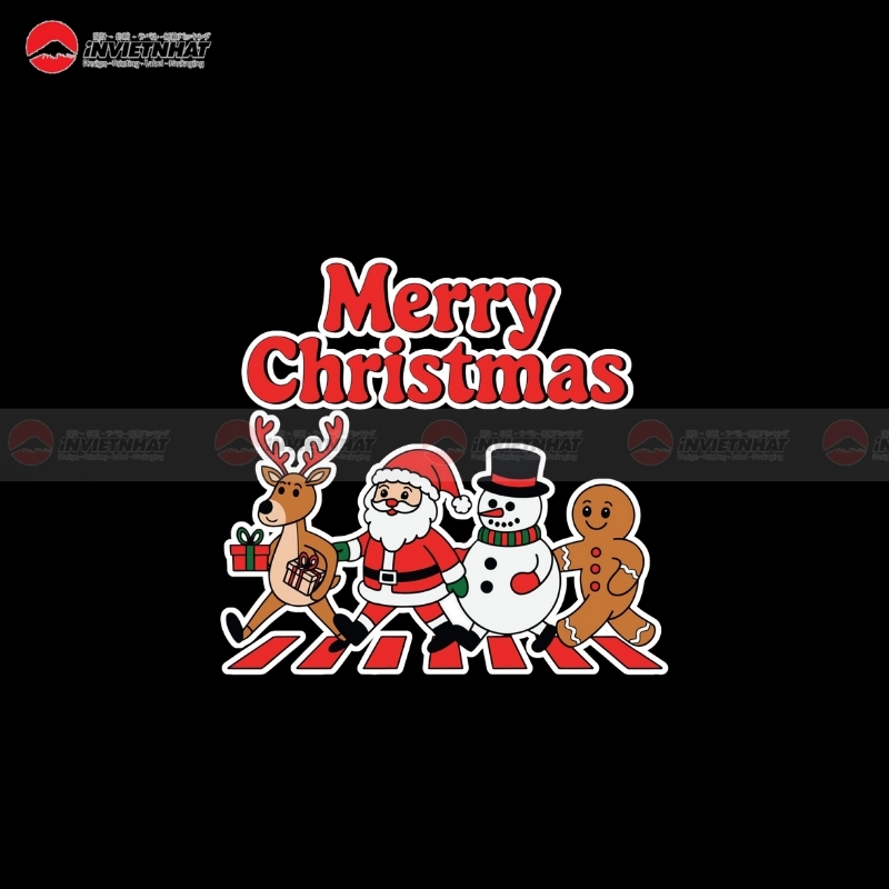 decal dan tui giay noel