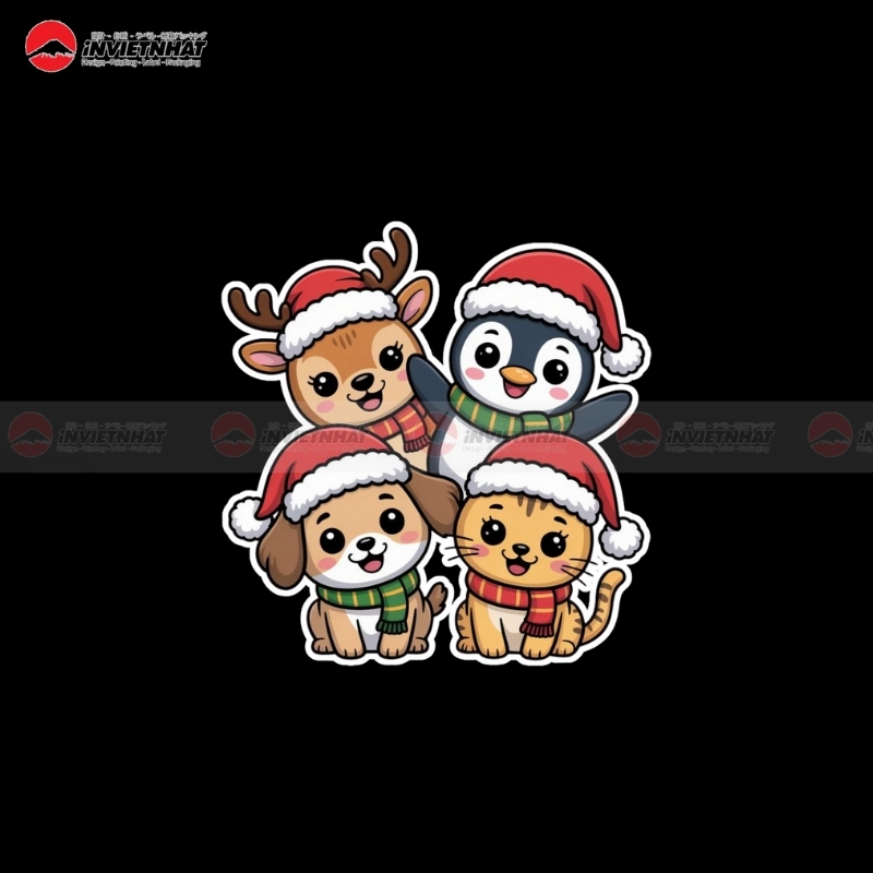 decal giang sinh dan tuong