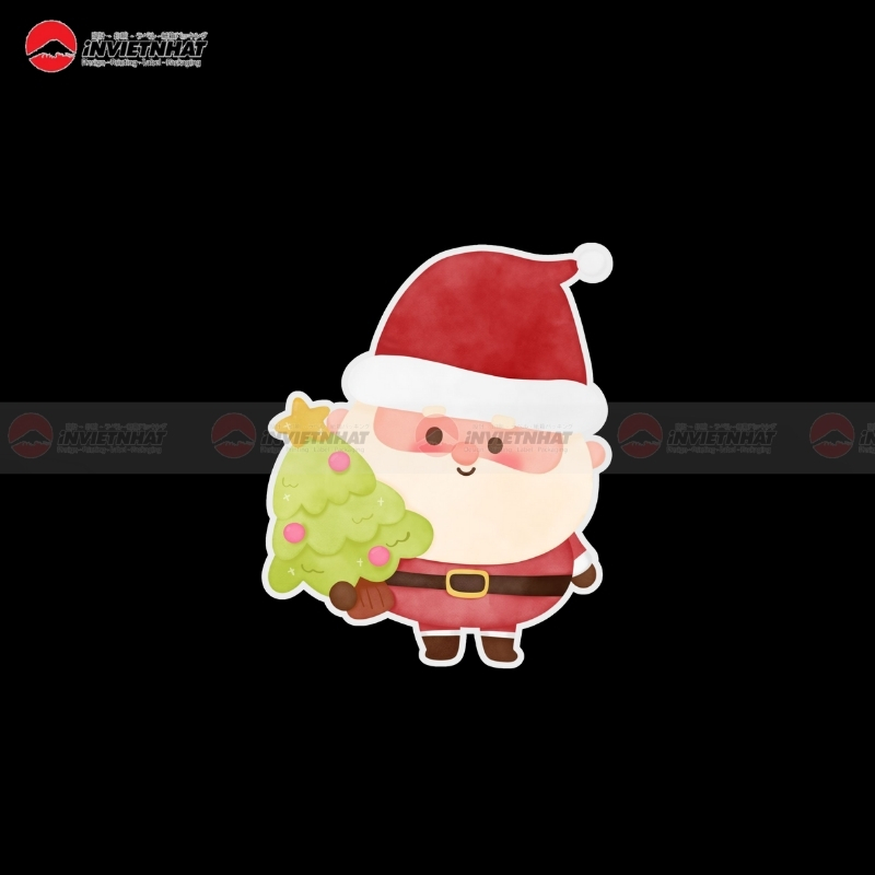 decal noel cho bao bi san pham