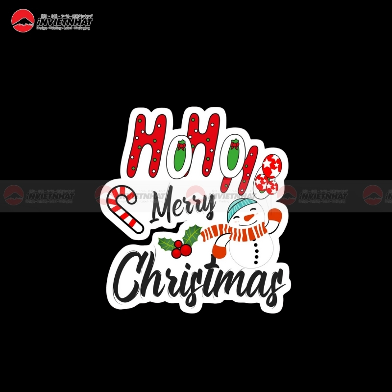 decal trang tri goi qua