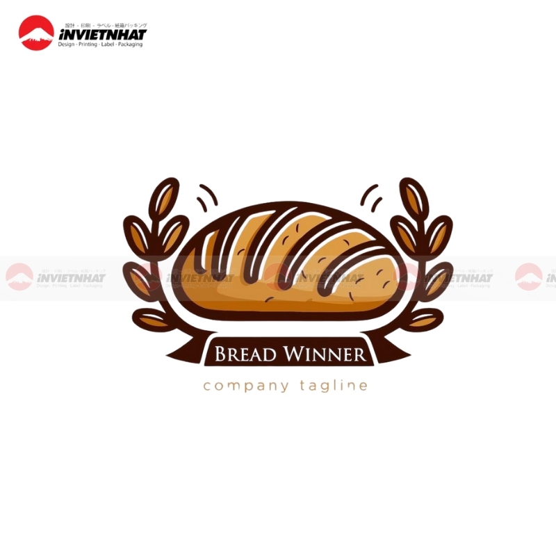 hinh anh logo banh mi the hien ro nganh hang