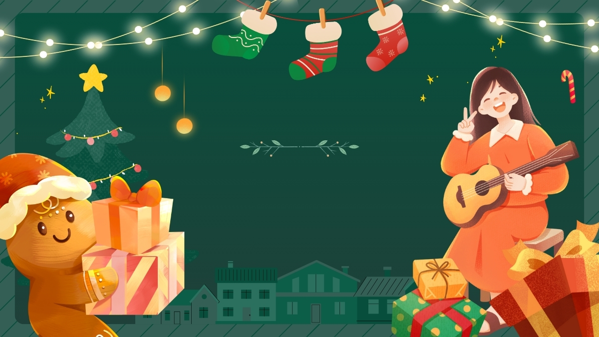 hình nền giáng sinh an lành 2025