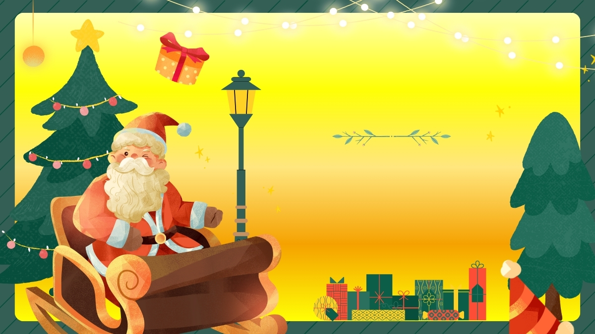 hình nền giáng sinh an lành không chữ gradient vàng