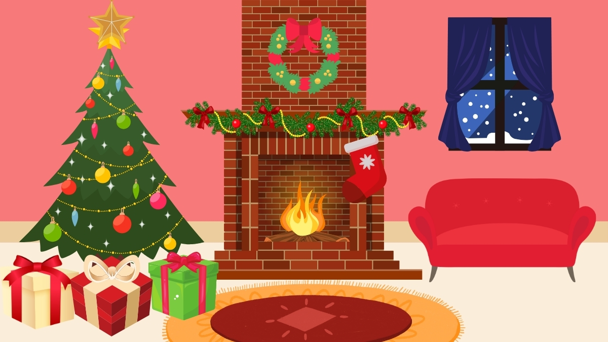 hình nền giáng sinh tông màu sáng