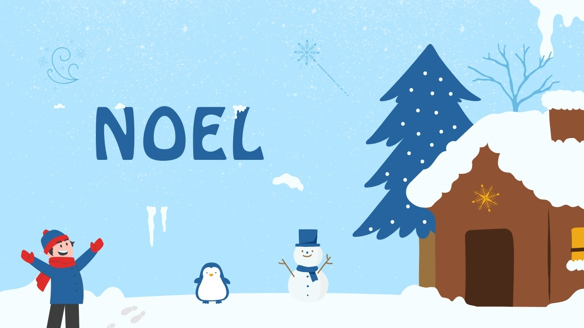 ảnh nền noel an lành xanh nhạt