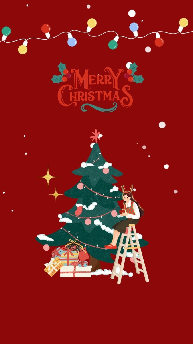 hình nền noel điện thoại rực rỡ