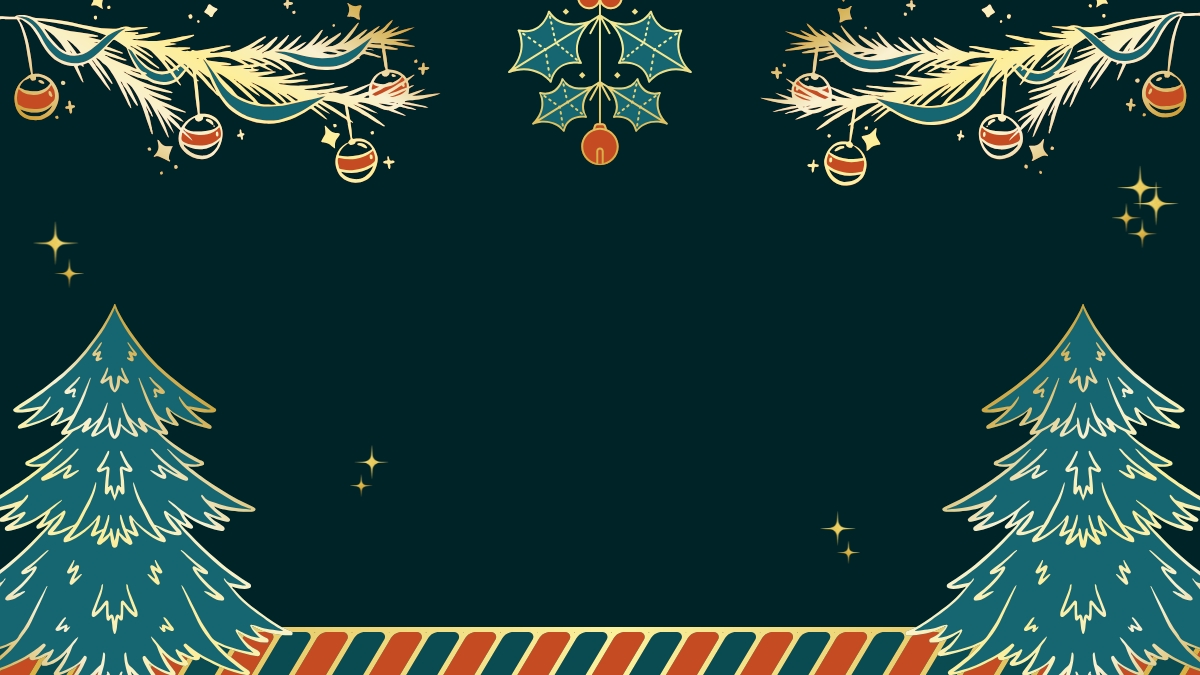 hình nền noel tròn màu xanh đậm