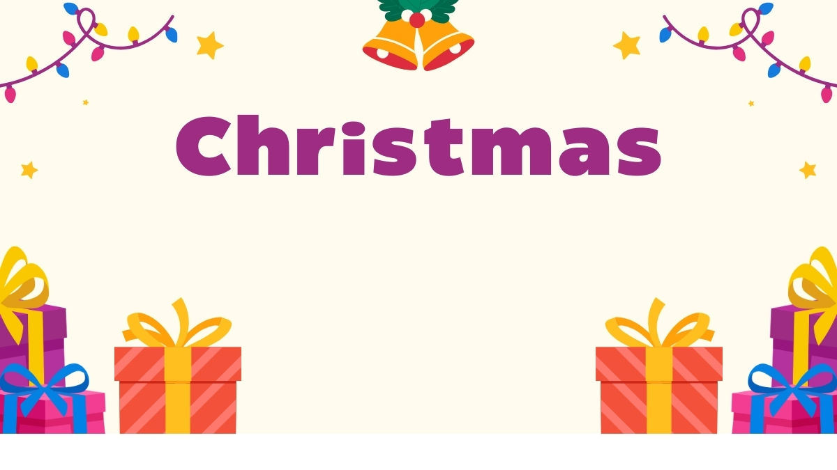 hình nền noel tròn trắng kem Christmas