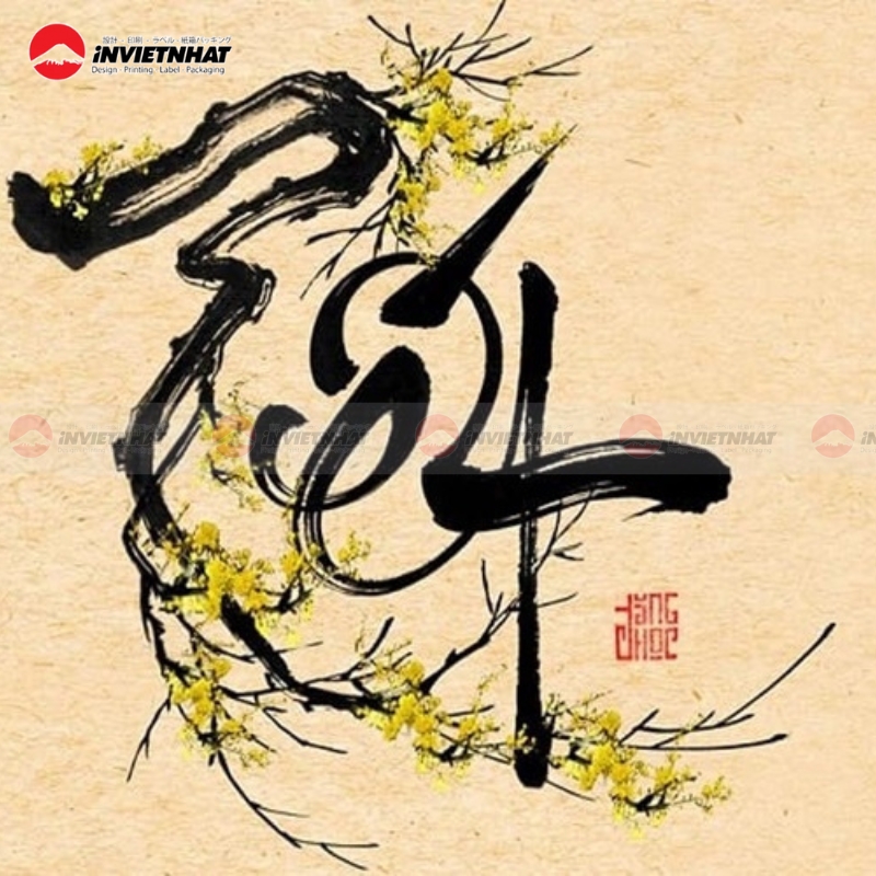 21+ Mẫu in chữ thư pháp Tết Bính Ngọ 2026 ĐẸP MẮT, tài lộc 35 in chu thu phap tet truyen thong
