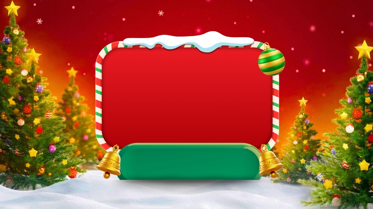 hình nền giáng sinh an lành cây thông tròn