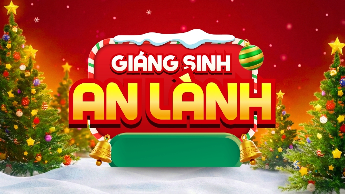 hình nền giáng sinh an lành cây thông