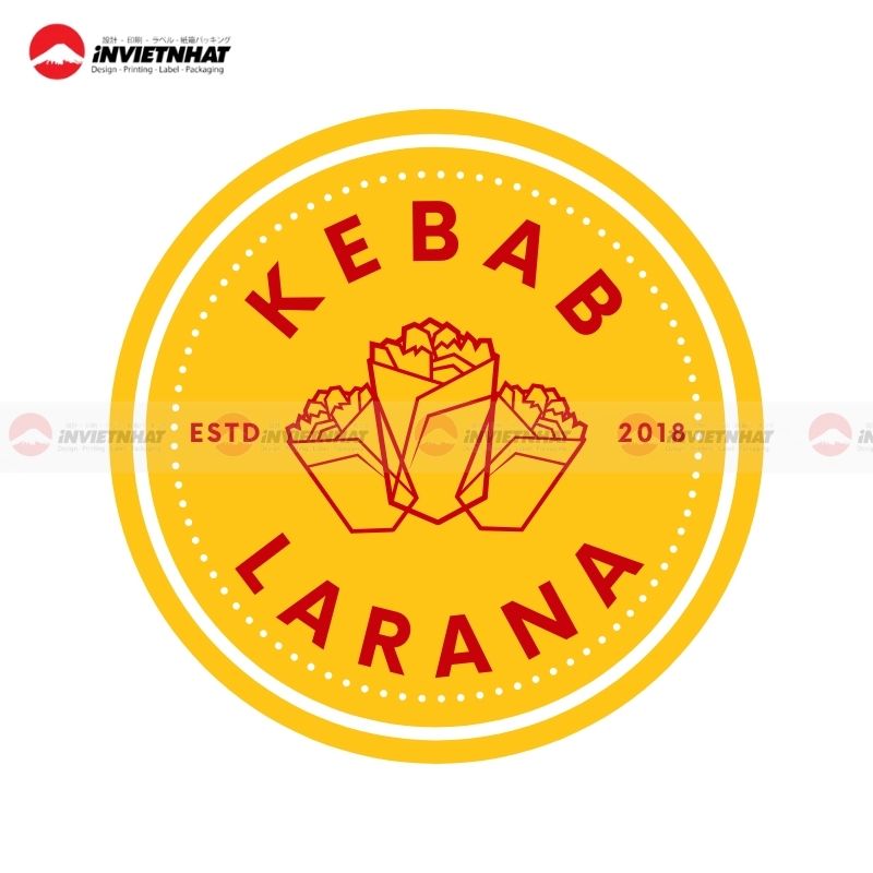 logo banh mi kebab chuyen nghiep