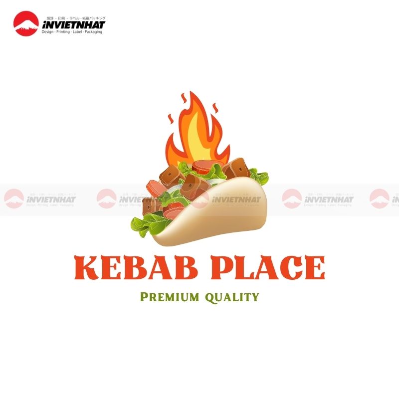 logo banh mi kebab de nhan dien