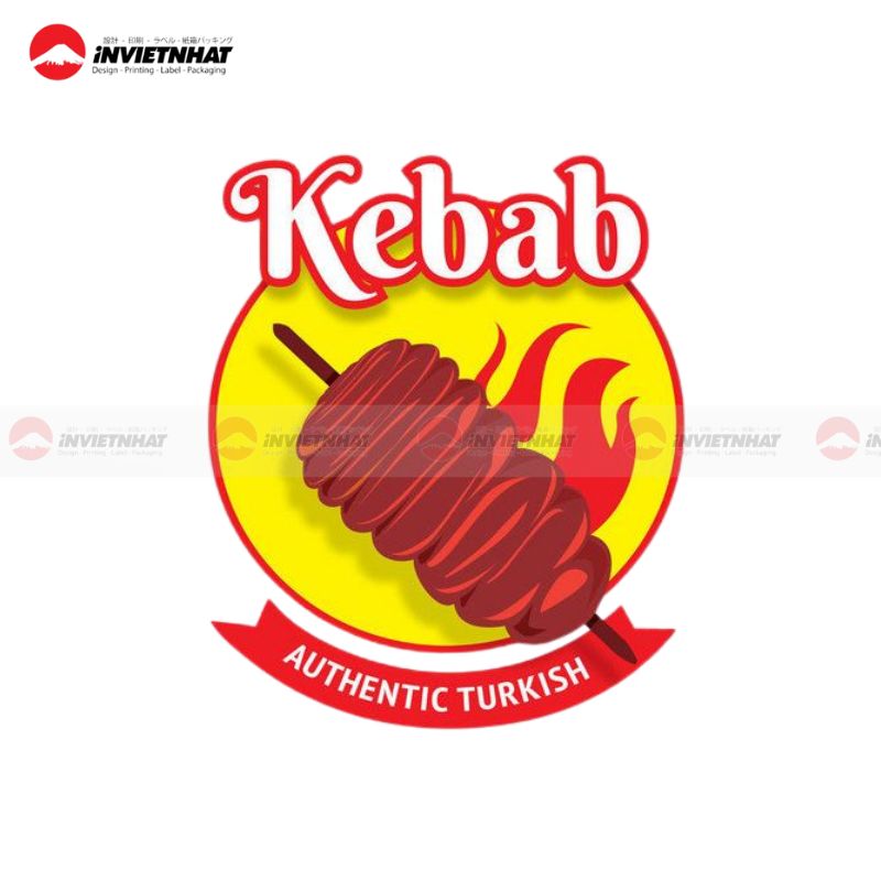logo banh mi kebab thu hut nhat
