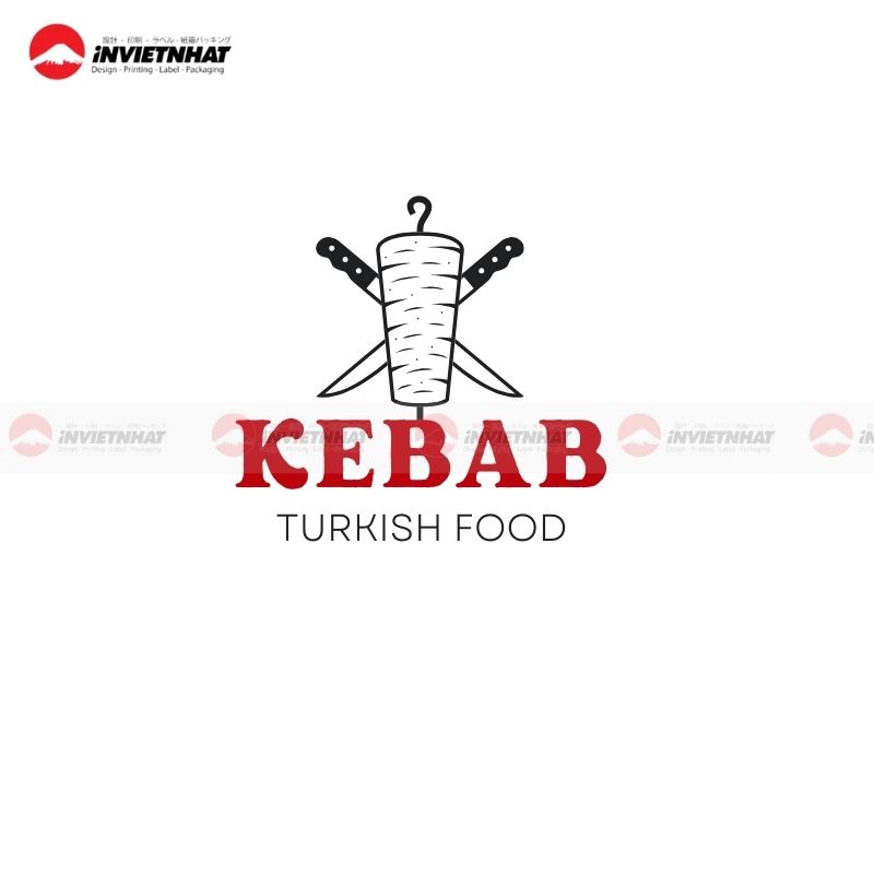 logo banh mi kebab tinh te