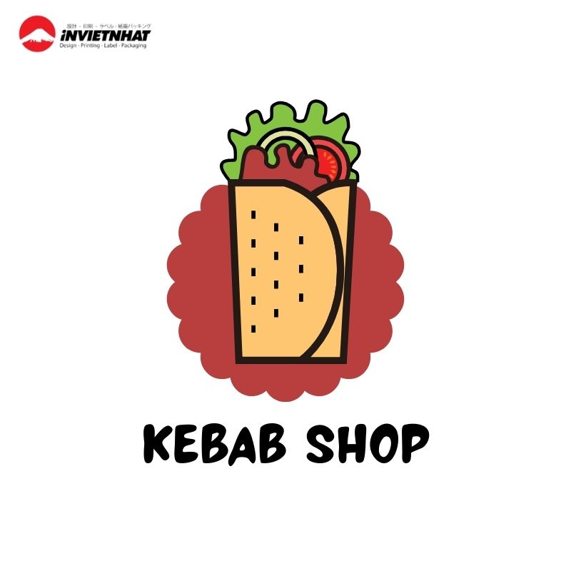 logo banh mi kebab toi gian