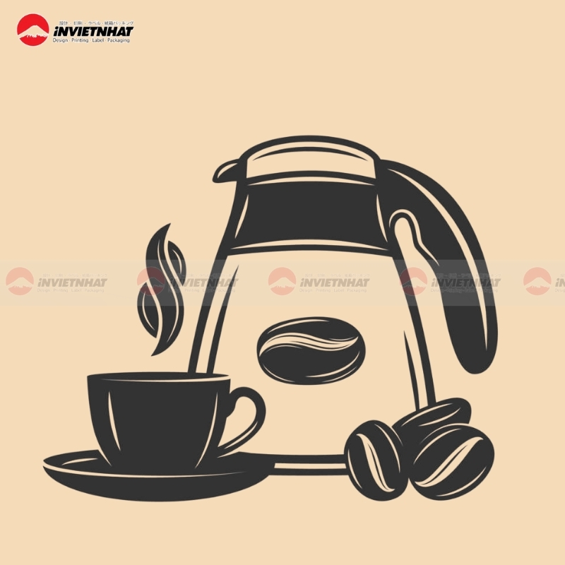 logo cafe cho chuoi cua hang