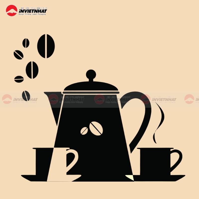 logo cafe cho quan lon