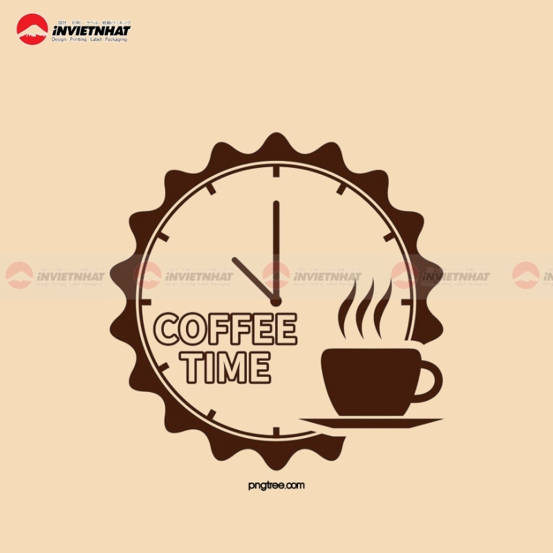 logo cafe phong cach thu cong