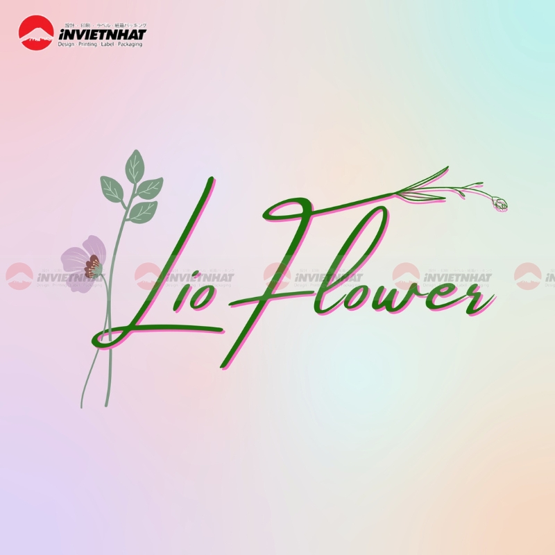 logo cua hang hoa tuoi lio