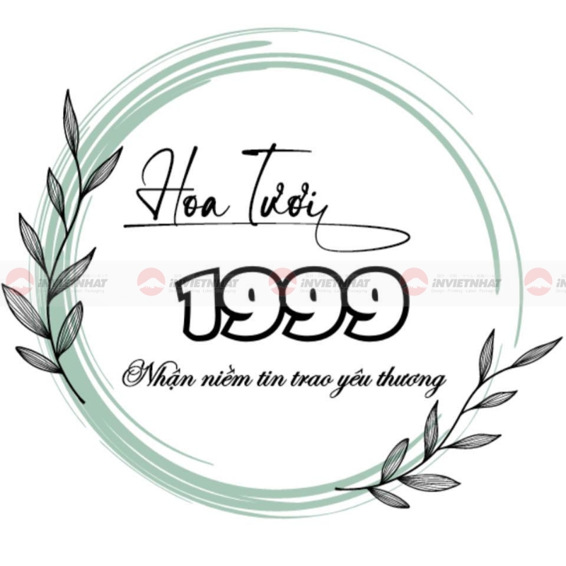 logo shop hoa tuoi online 1999