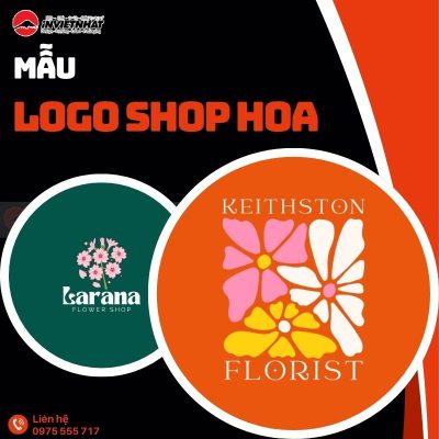 mau logo shop hoa