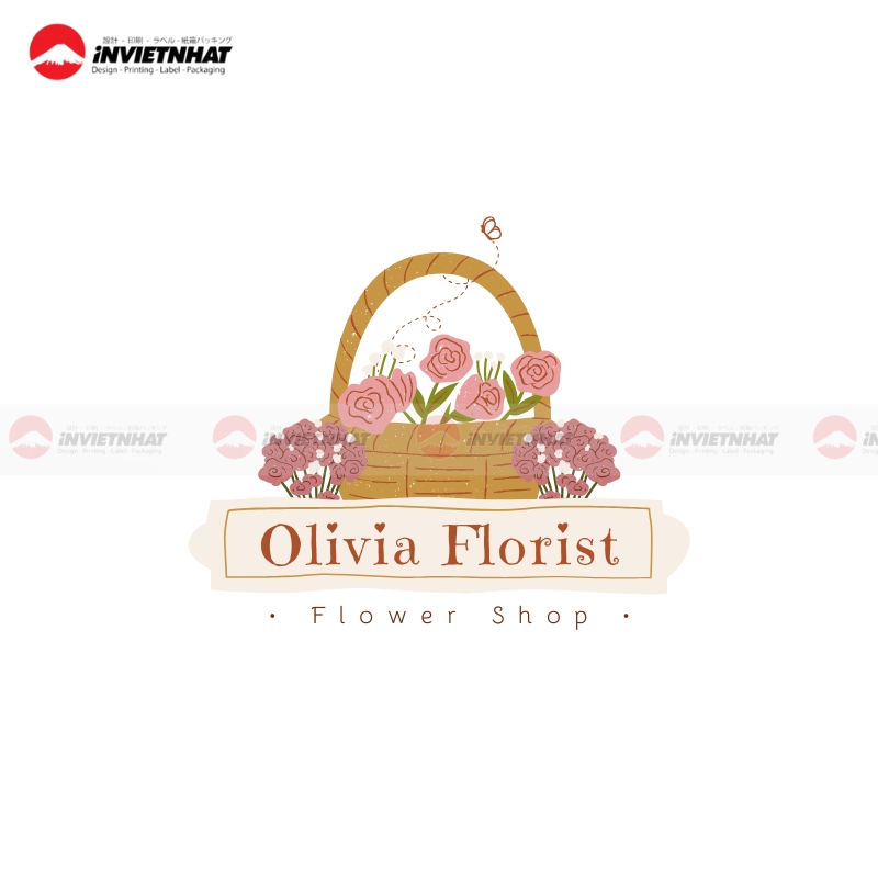 mau logo shop hoa bieu tuong doc dao