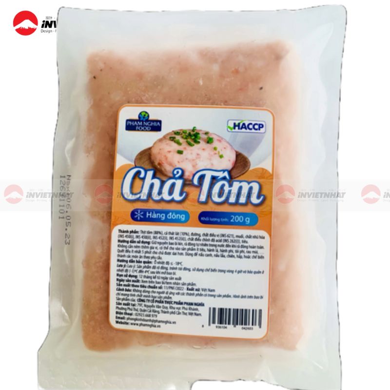 nhan dan cha tom HACCPdong lanh