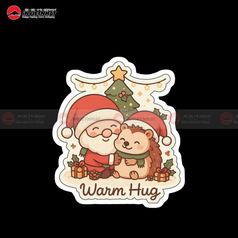 sticker Noel chong nuoc