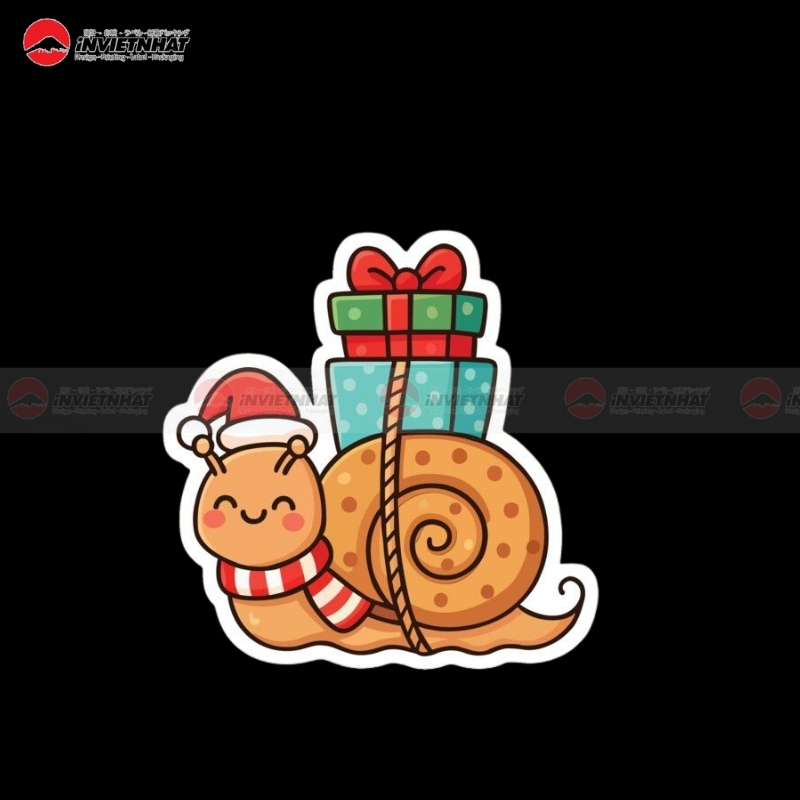 sticker Noel dan bao bi