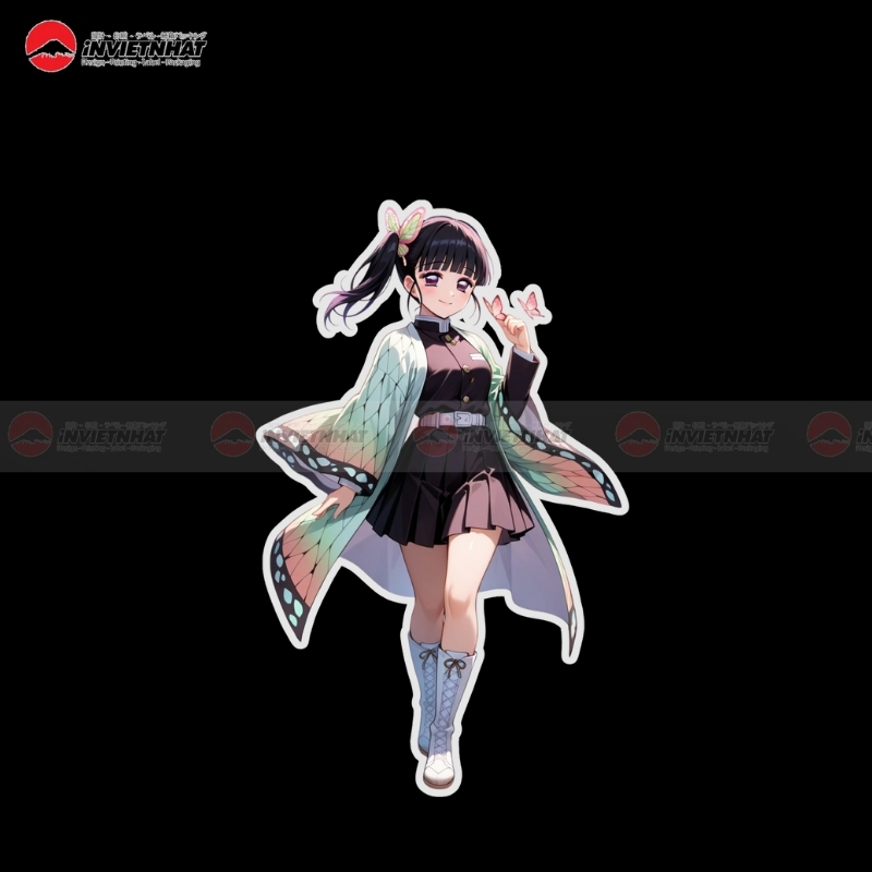 sticker anime gai kiem thuat