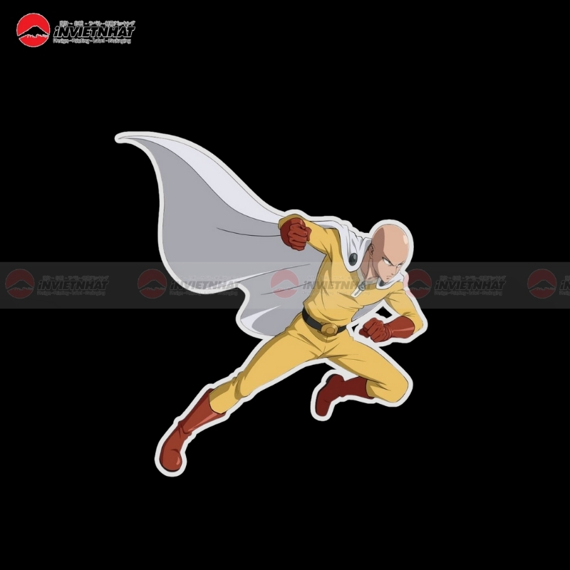 sticker anime one punch man
