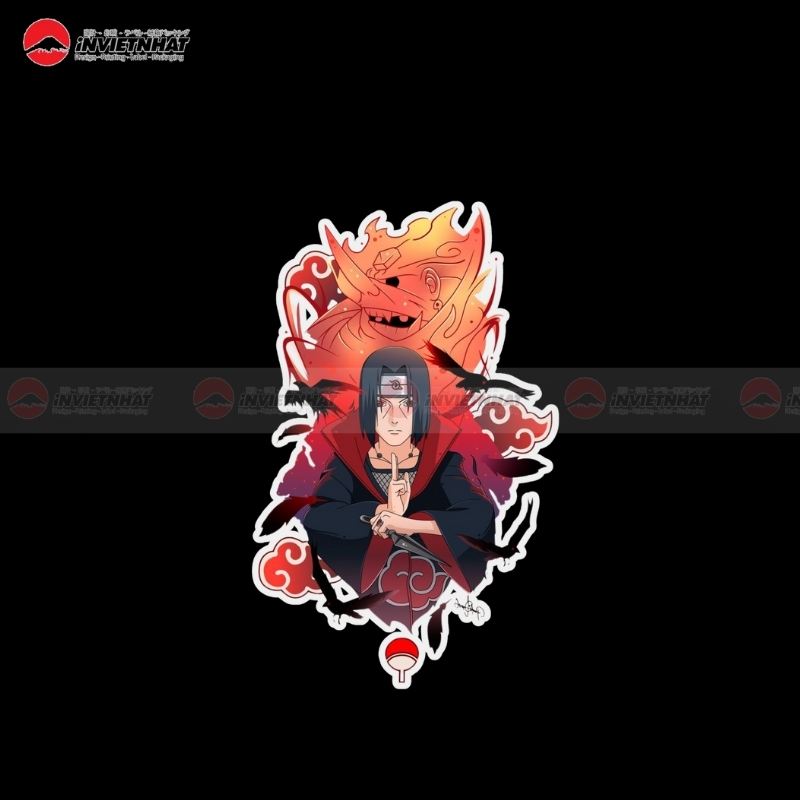 sticker itachi anime