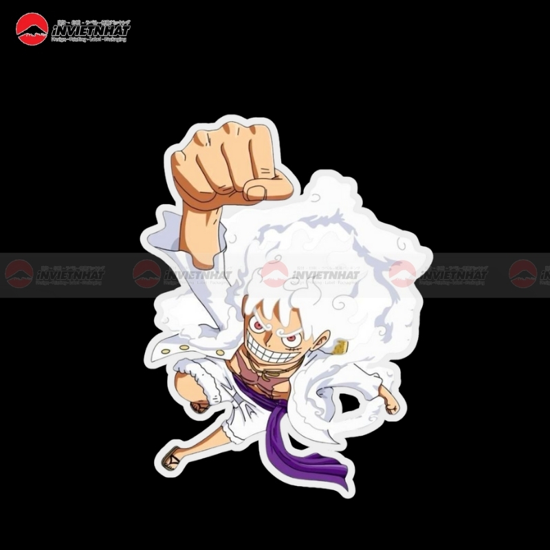 sticker luffy anime