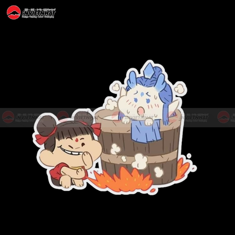 sticker na tra nghich ngom