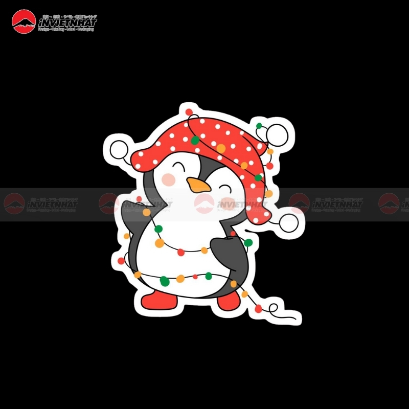 sticker noel dan laptop