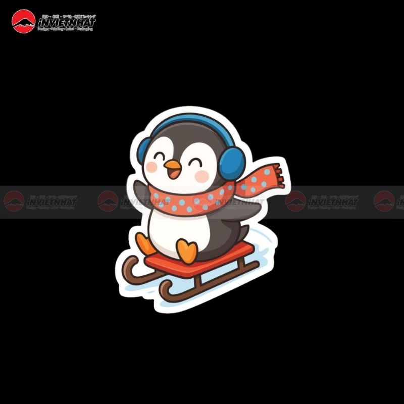 sticker noel trong suot