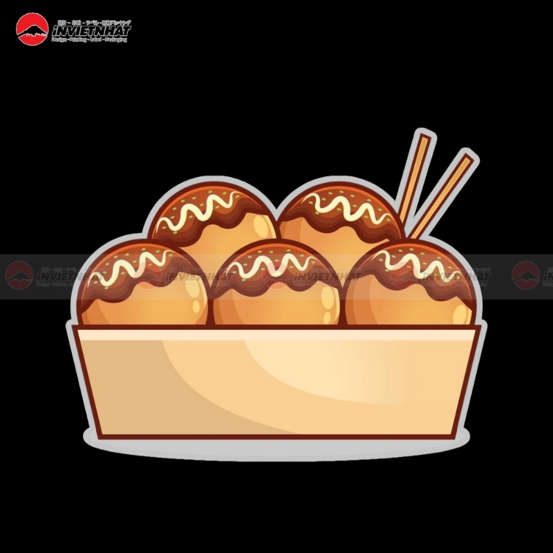 sticker takoyaki