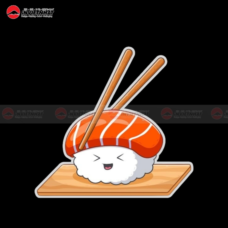 sticker thot sushi